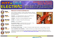 Desktop Screenshot of hotandcoldelectric.com